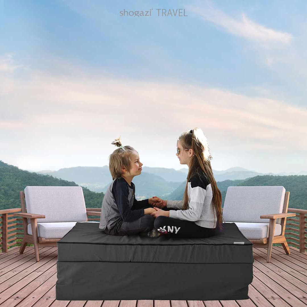 Luxus Klappmatratze 120x200 cm von shogazi® in anthrazit