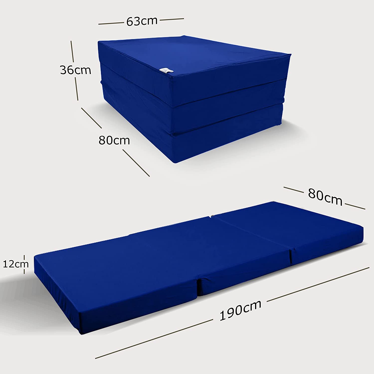 Klappbare Matratze 80x190 von shogazi ®