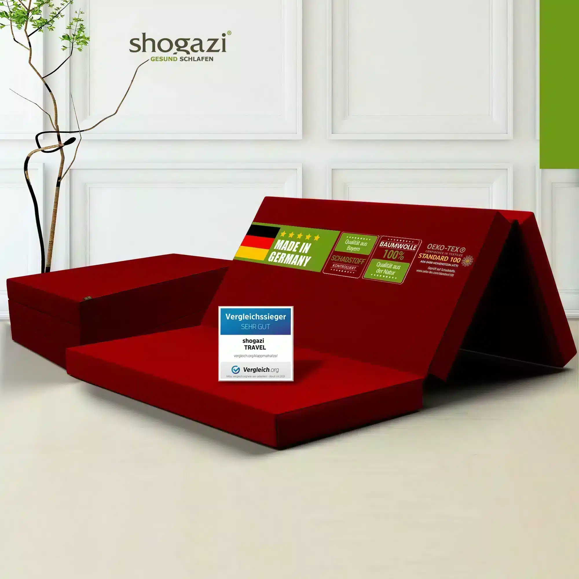 Klappmatratze 120x200 shogazi TRAVEL
