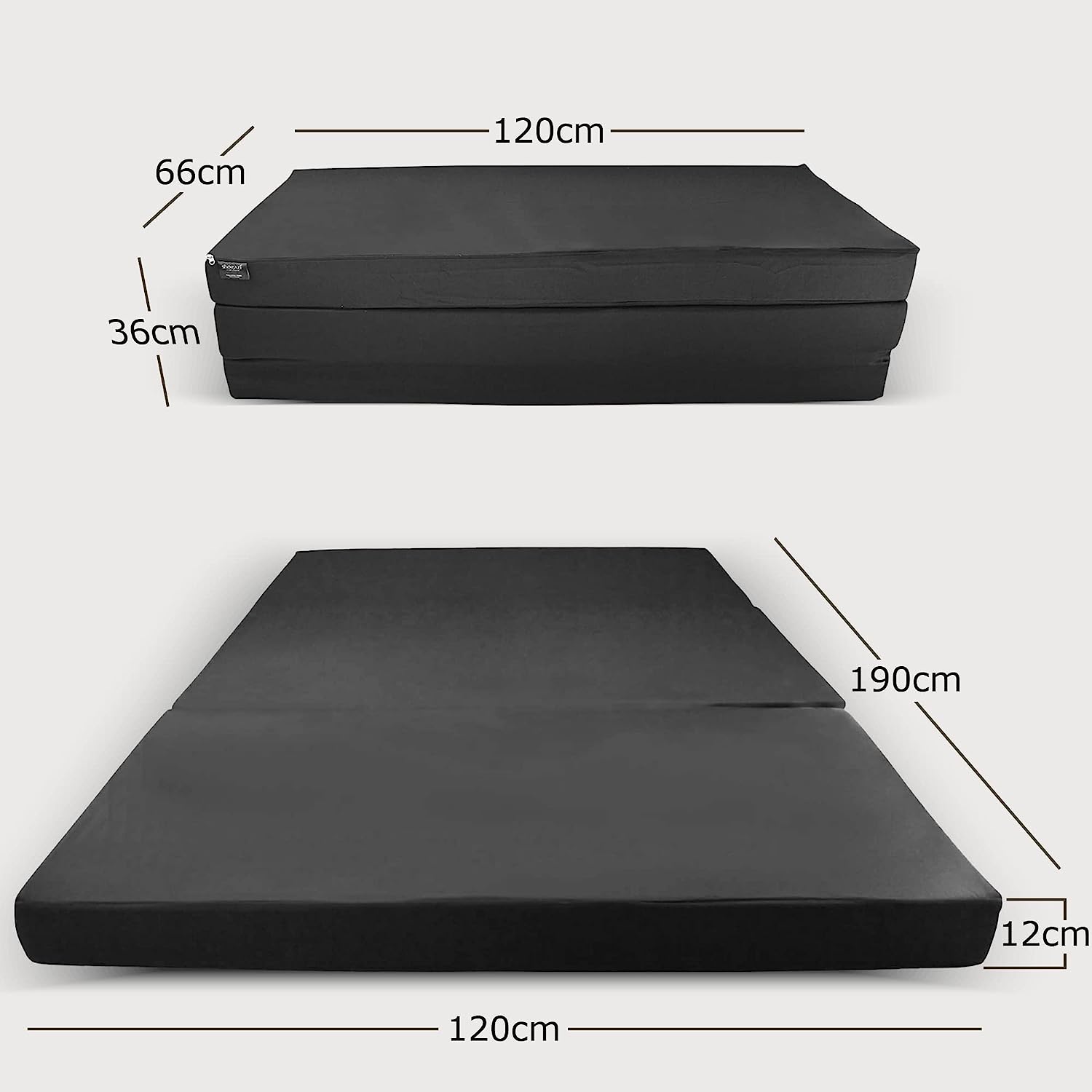 Klappmatratze 120x200 x12 cm shogazi®