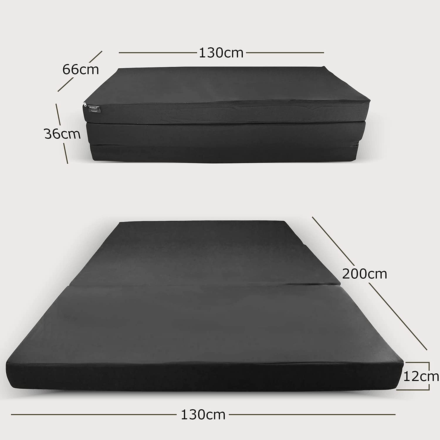 Faltbare Gästematratze 130x200 von shogazi ®
